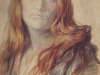 Касаткин Н.А. - Женский портрет ("Рыжая")