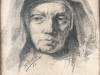 Голова старухи (копия с картины Рембрандта)